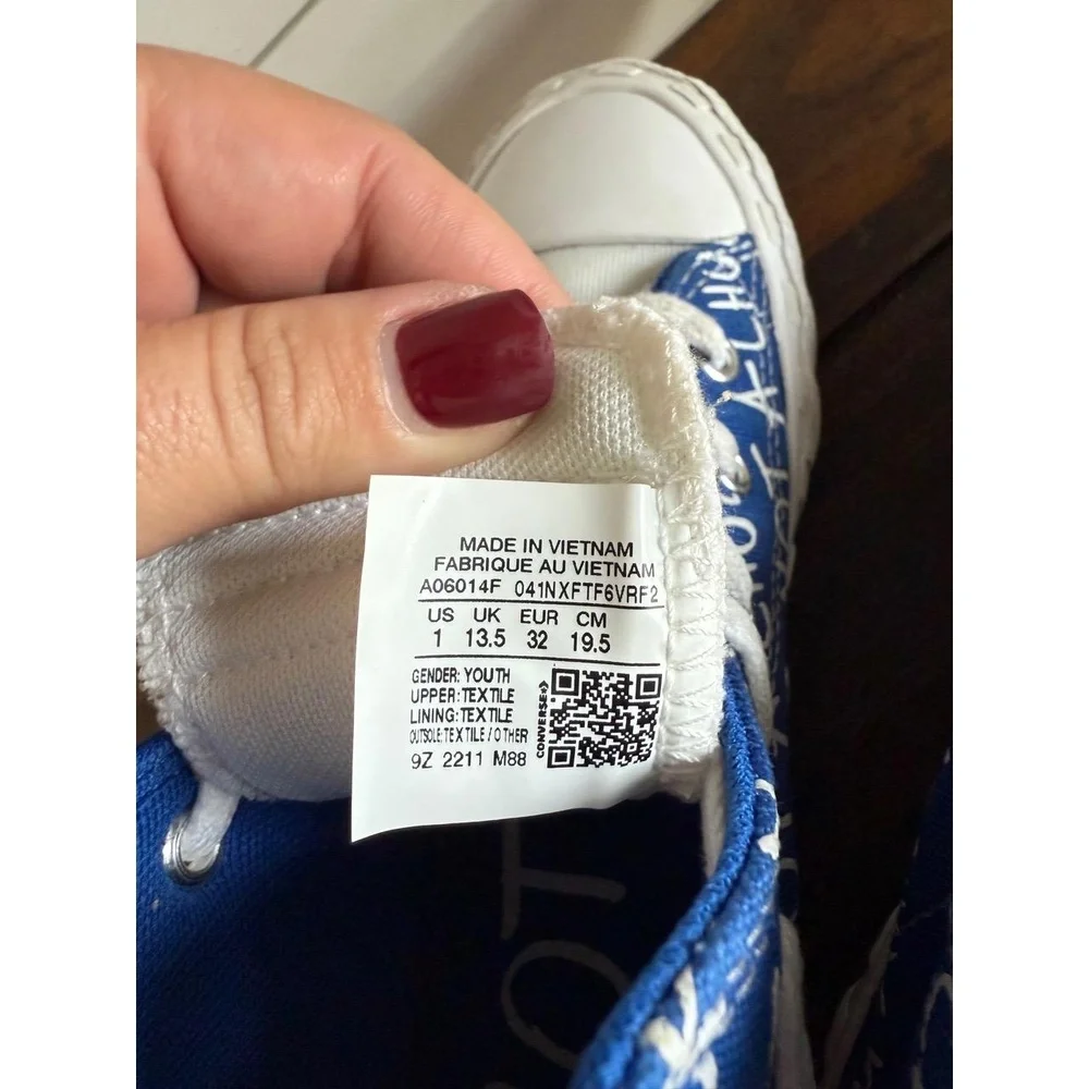 Converse High Not A Chuck University Blue White High Top Sneakers‎